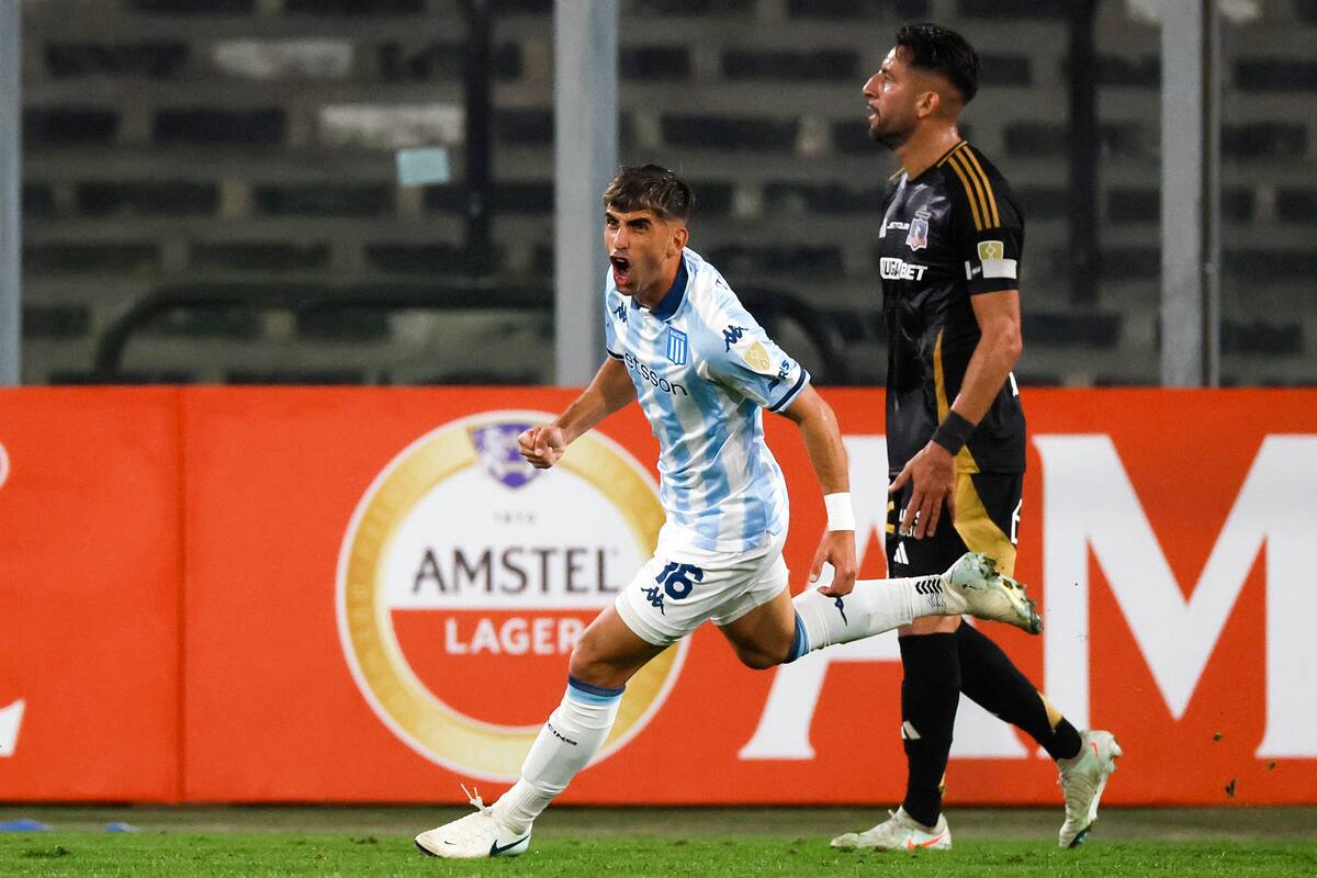 El conjunto argentino le empató sobre el final a Colo Colo. Foto: Agencia Aton.