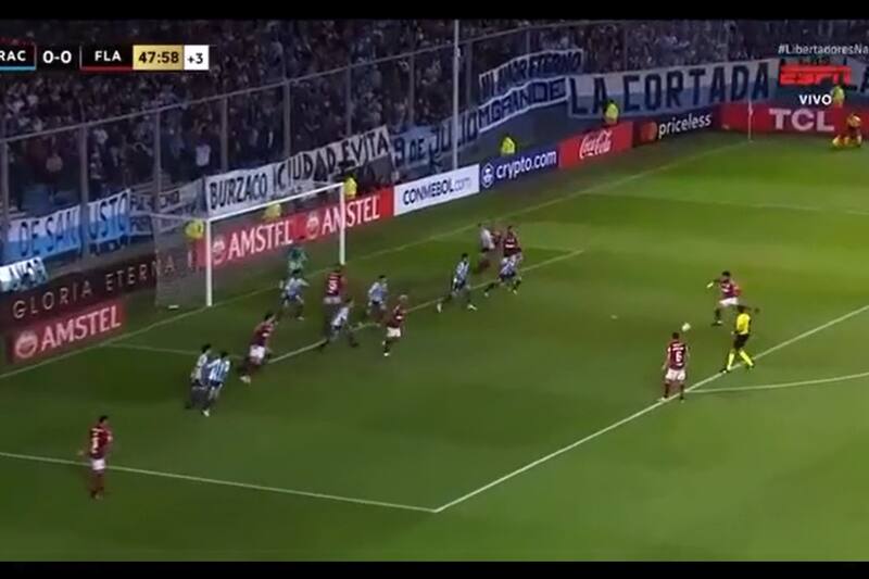 Racing vs Flamengo en el Cilindro de Avellaneda, por el Grupo A de la Copa Libertadores.