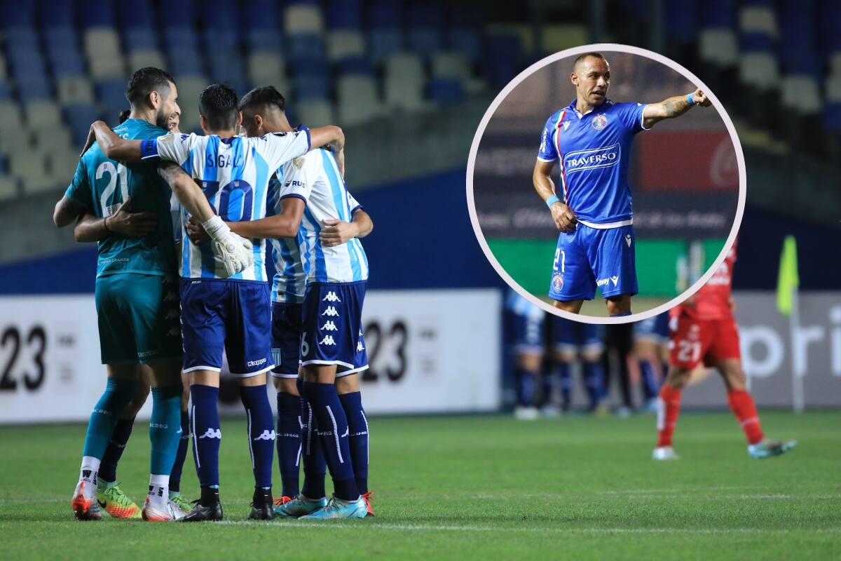 Racing contó el apoyo de Marcelo Díaz ante Ñublense.