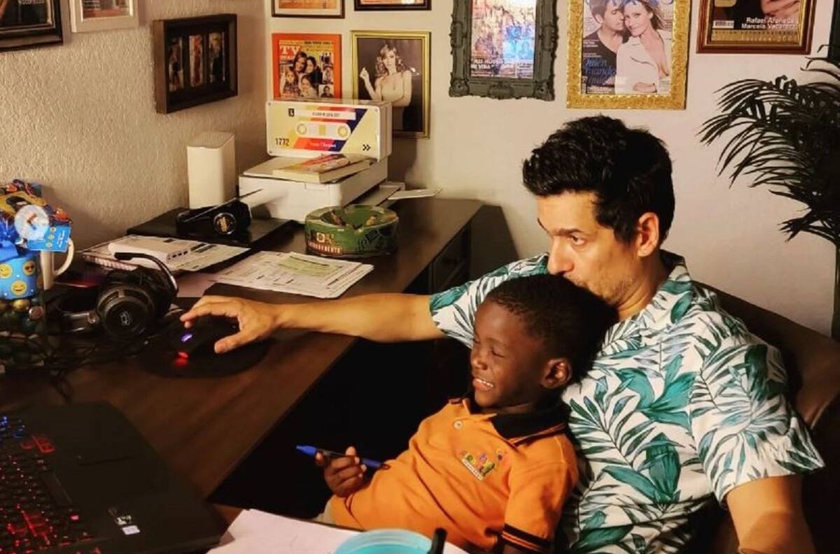 Rafa Araneda reveló las preguntas que le hace su hijo Benjamín por ser diferente