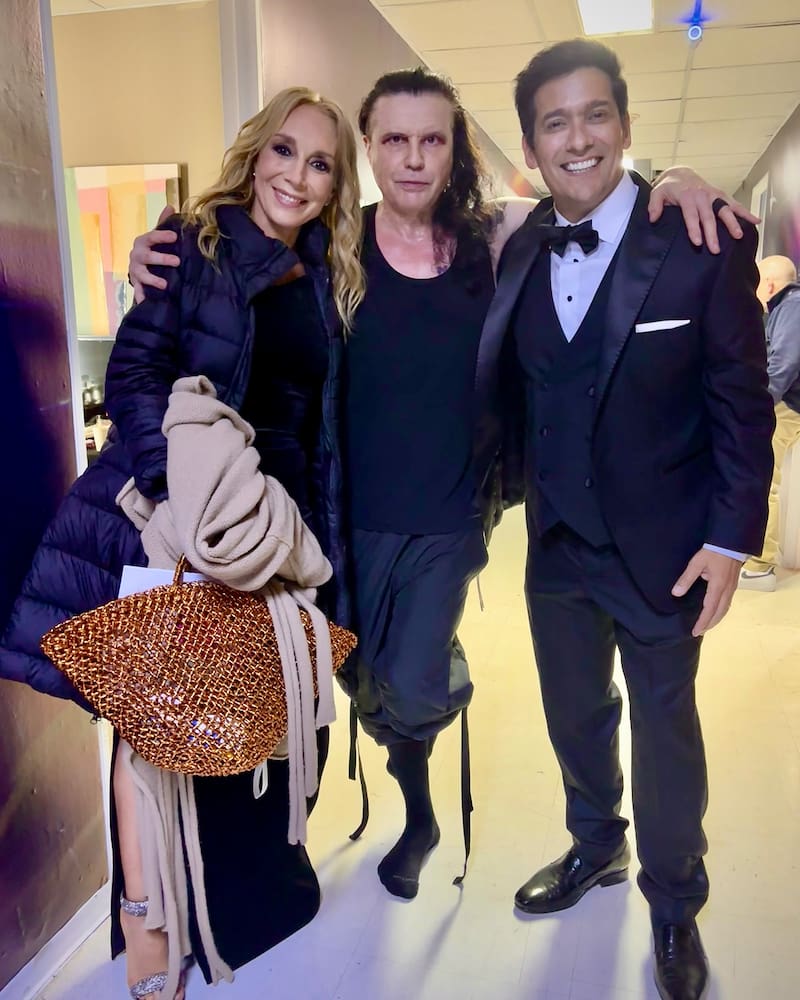 Esta fue la polémica foto que subió el animador junto a Karen Doggenweiler e Ian Astbury a su Instagram tras el corte al show de The Cure en Viña 2025.