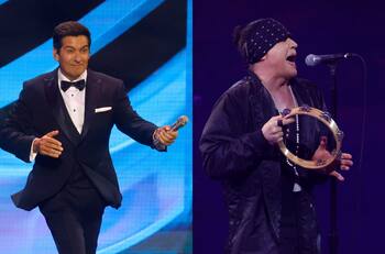Tras bochornoso corte del show: Rafael Araneda sube foto con Ian Astbury, pese a críticas por no darle la Gaviota de Oro