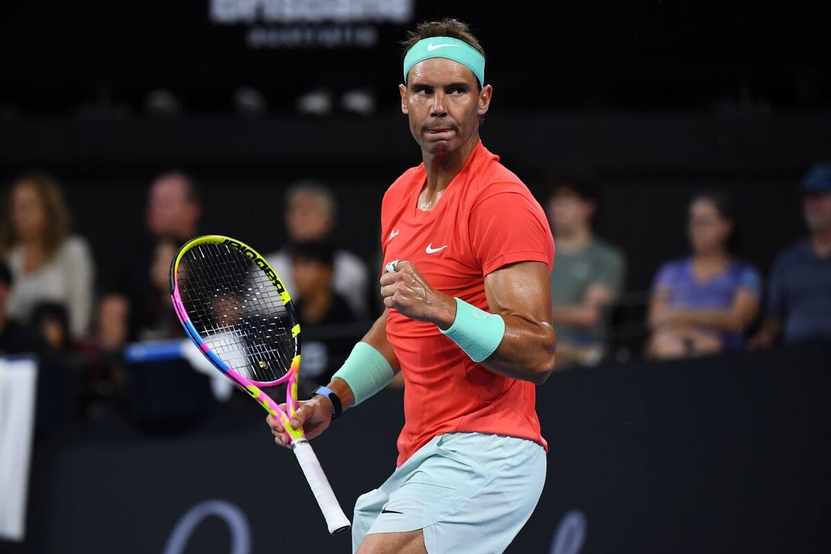 Nadal ganó dos partidos en el ATP de Brisbane. EFE