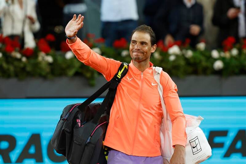 El emotivo homenaje al tenista español en el ATP 500 de Madrid. Foto: EFE.