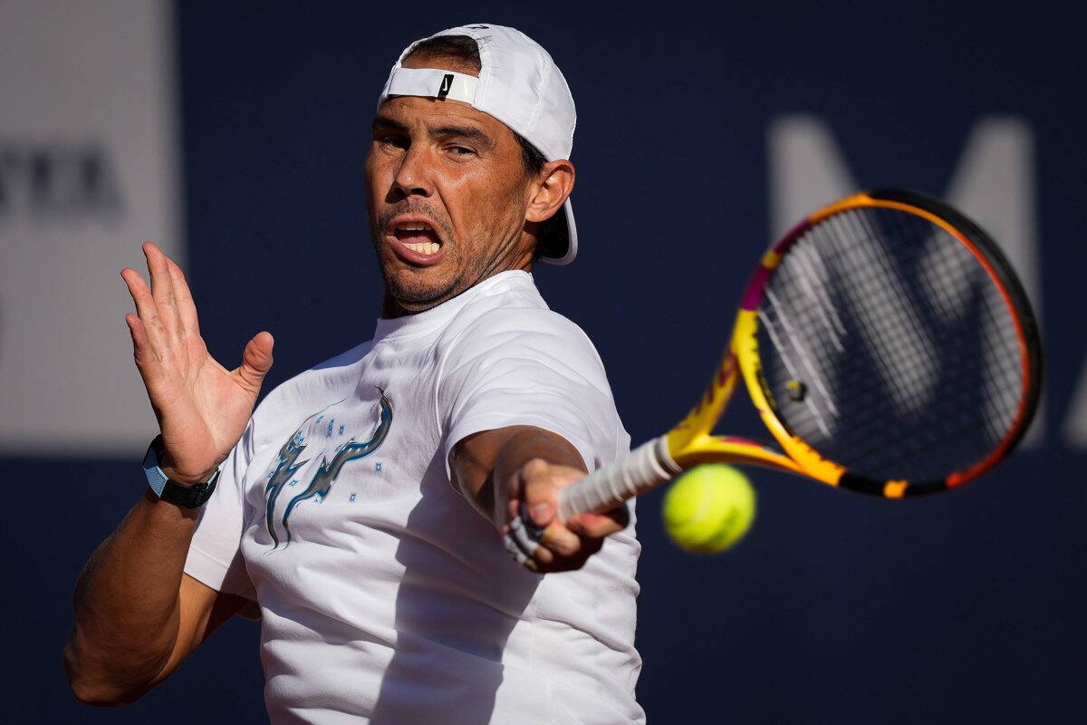Rafael Nadal entrenó con un top ten. EFE