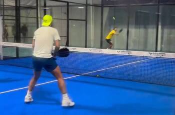 Cambió la raqueta por la pala: Rafael Nadal compartió un video jugando pádel