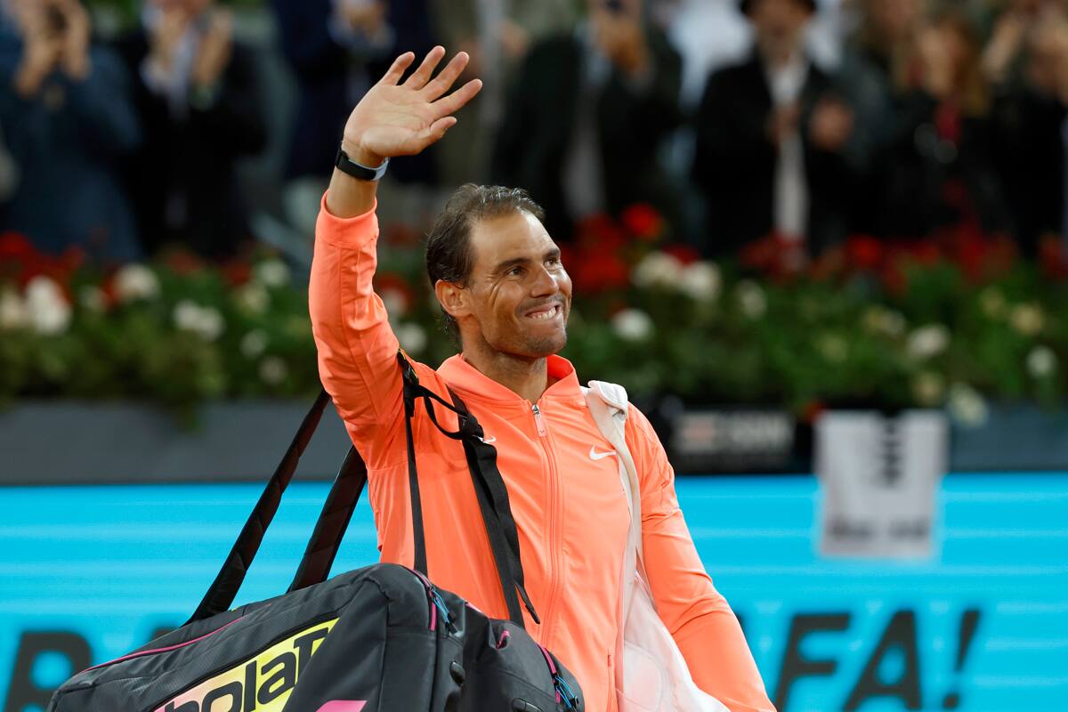 Rafael Nadal en el Masters 1000 de Madrid. EFE