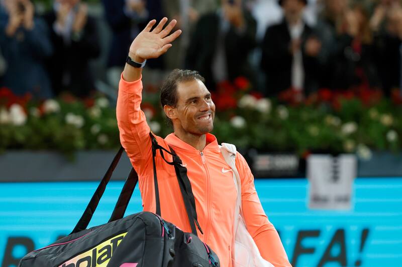 Rafael Nadal en el Masters 1000 de Madrid. EFE