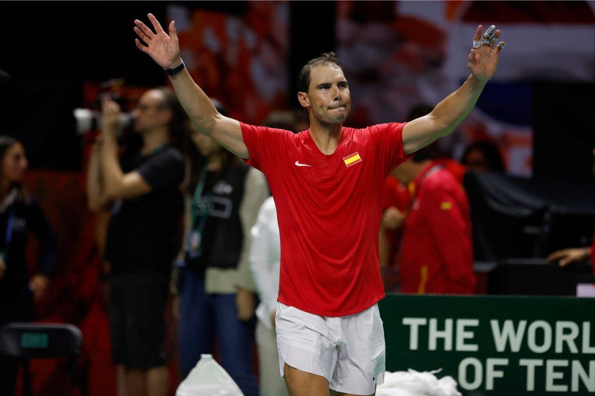 cayó ante Botic Van de Zandschulp, en el primer partido de la serie España vs Países Bajos de Copa Davis. Foto: EFE.