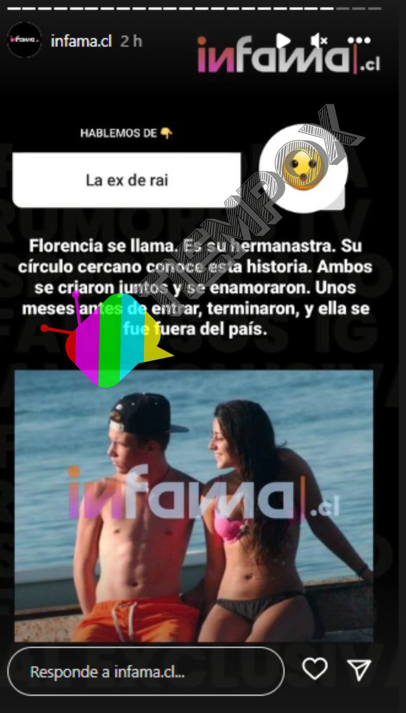 Raimundo Cerda y Florencia, su expareja