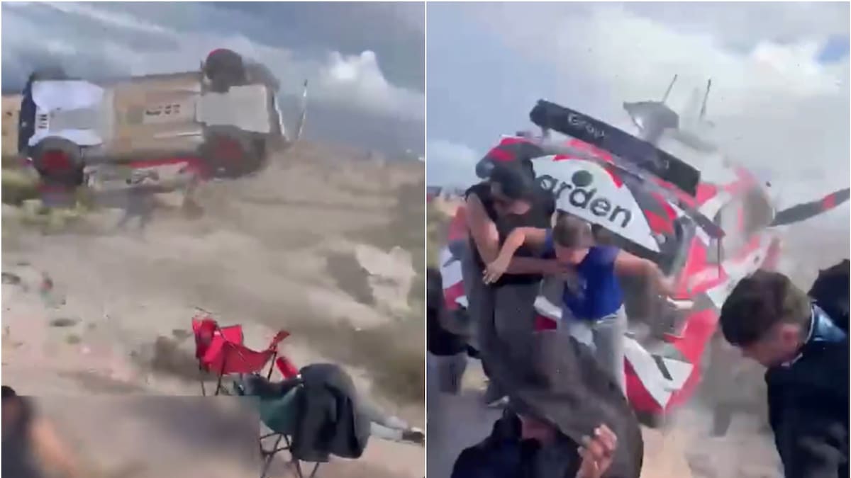 VIDEO | Fuertes imágenes: fatal volcamiento en el Rally deja un fallecido en Argentina