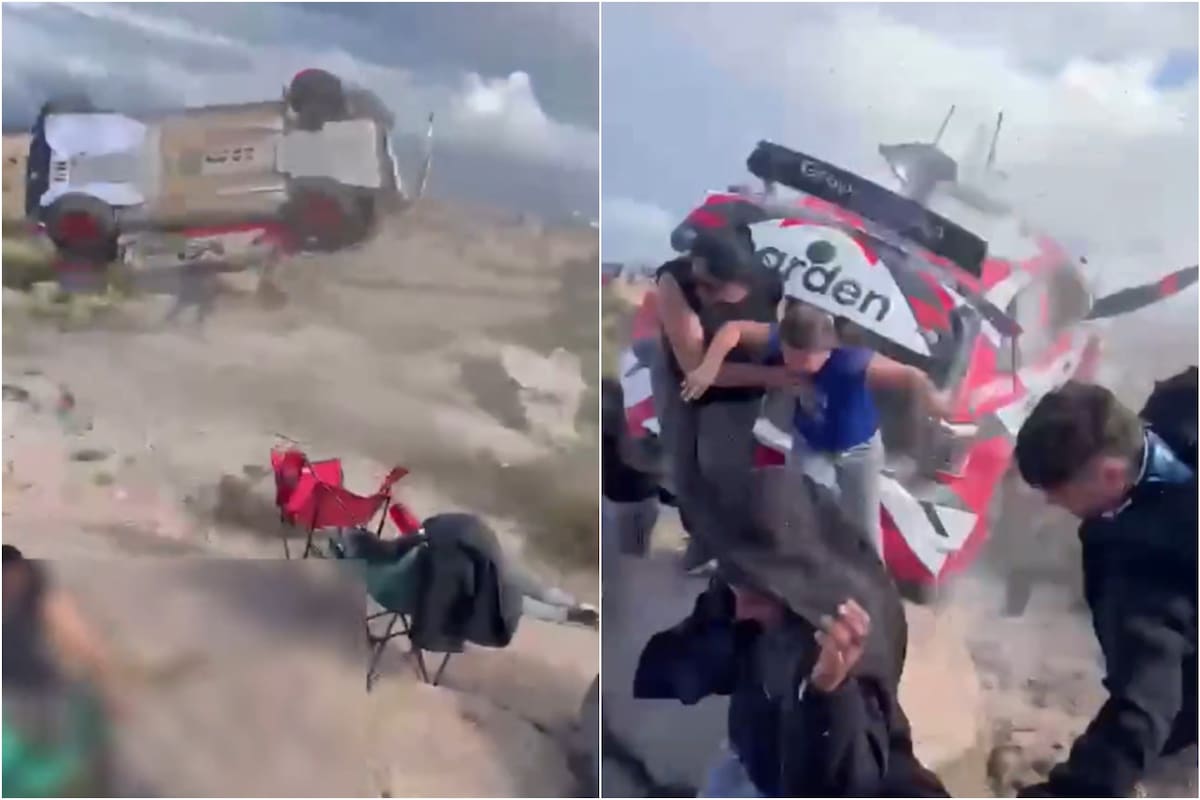 Tuvo trágico accidente.