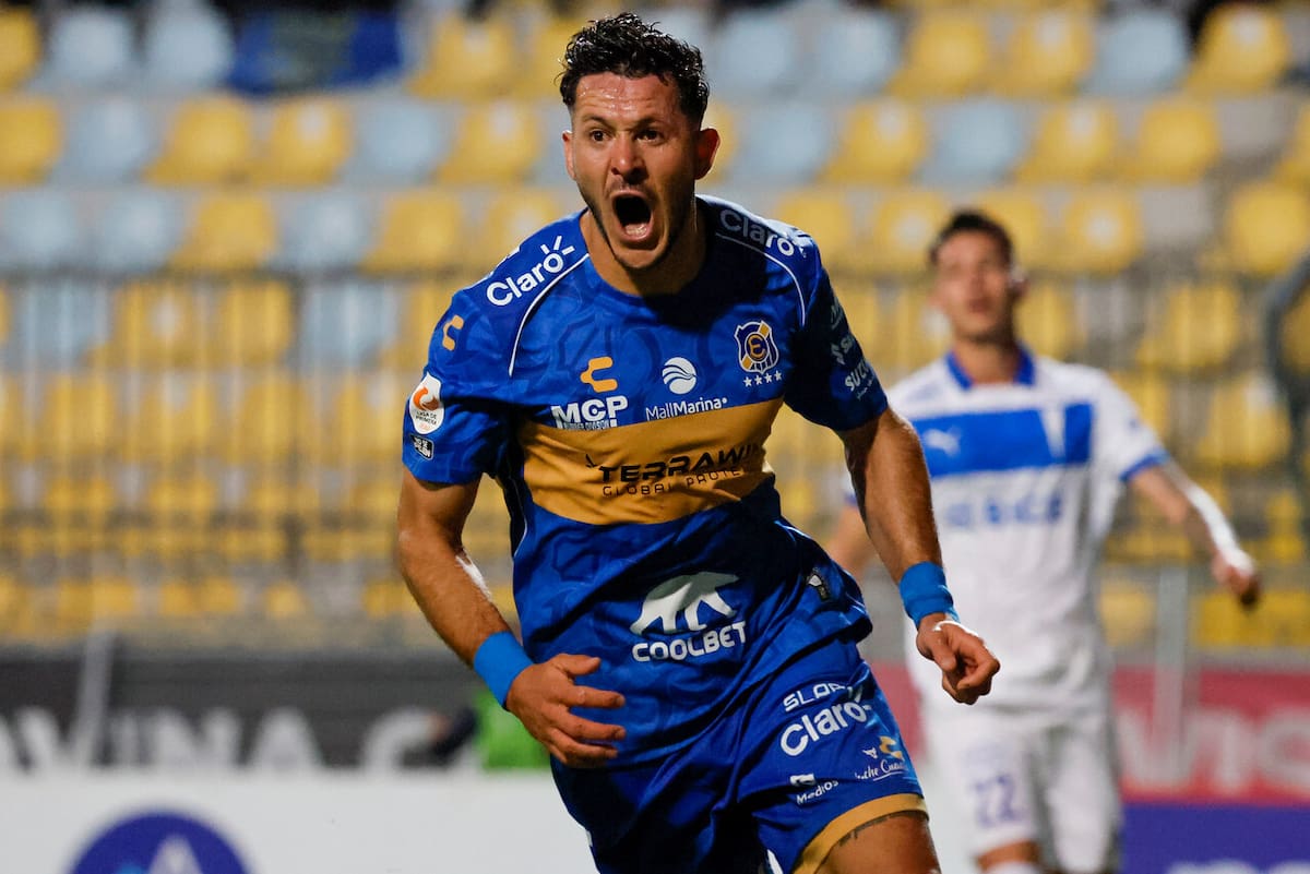 El defensor en Everton. Foto: Agencia Aton.