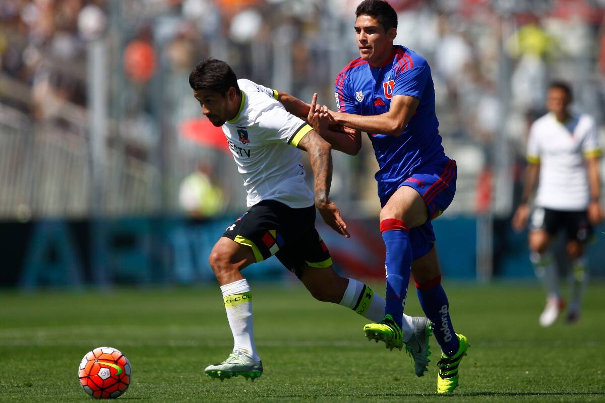 en el Superclásico de Colo Colo vs la U en 2016.