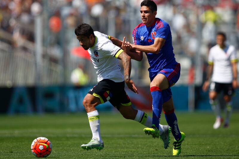 en el Superclásico de Colo Colo vs la U en 2016.