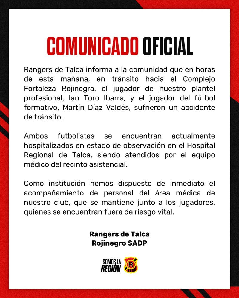 Comunicado del club.