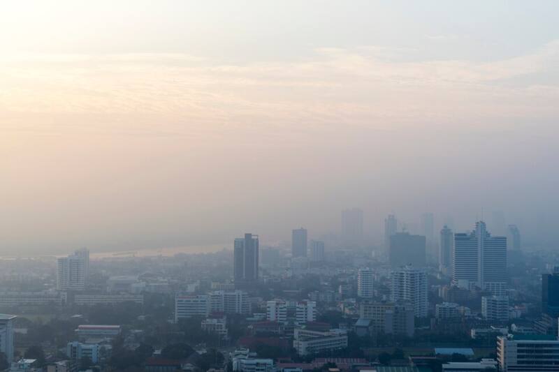 Chile aparece cuatro veces en el listado de ciudades contaminadas.