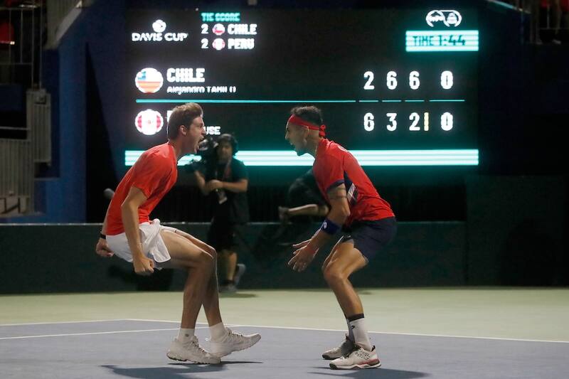 Nicolás Jarry y Alejandro Tabilo se mantienen como los dos mejores tenistas chilenos. Foto: Agencia Aton