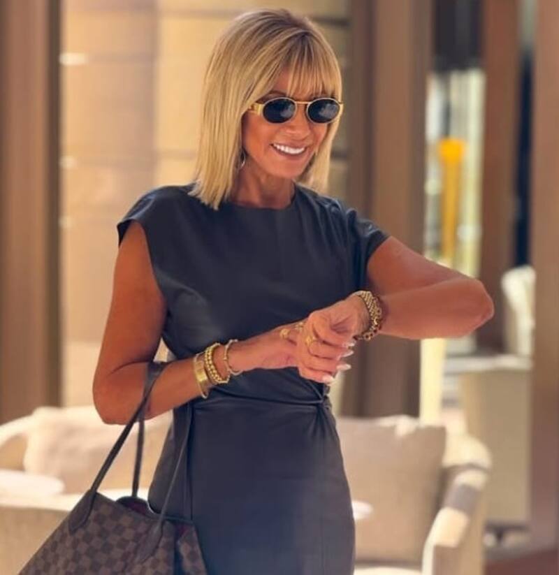 La panelista de TV+ se llenó de halagos por su look. Créditos: Instagram