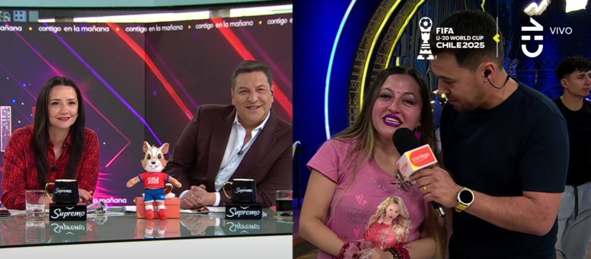 La confirmada para Fiebre de Baile respondiendo las preguntas de Contigo en la Mañana.