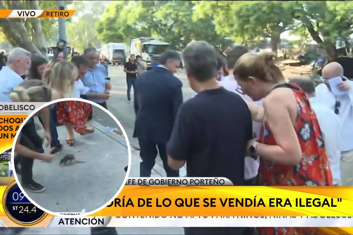 La situación ocurre mientras se hablaba sobre el allanamiento policial de una feria ilegal ubicada en Barrio 31, Argentina.