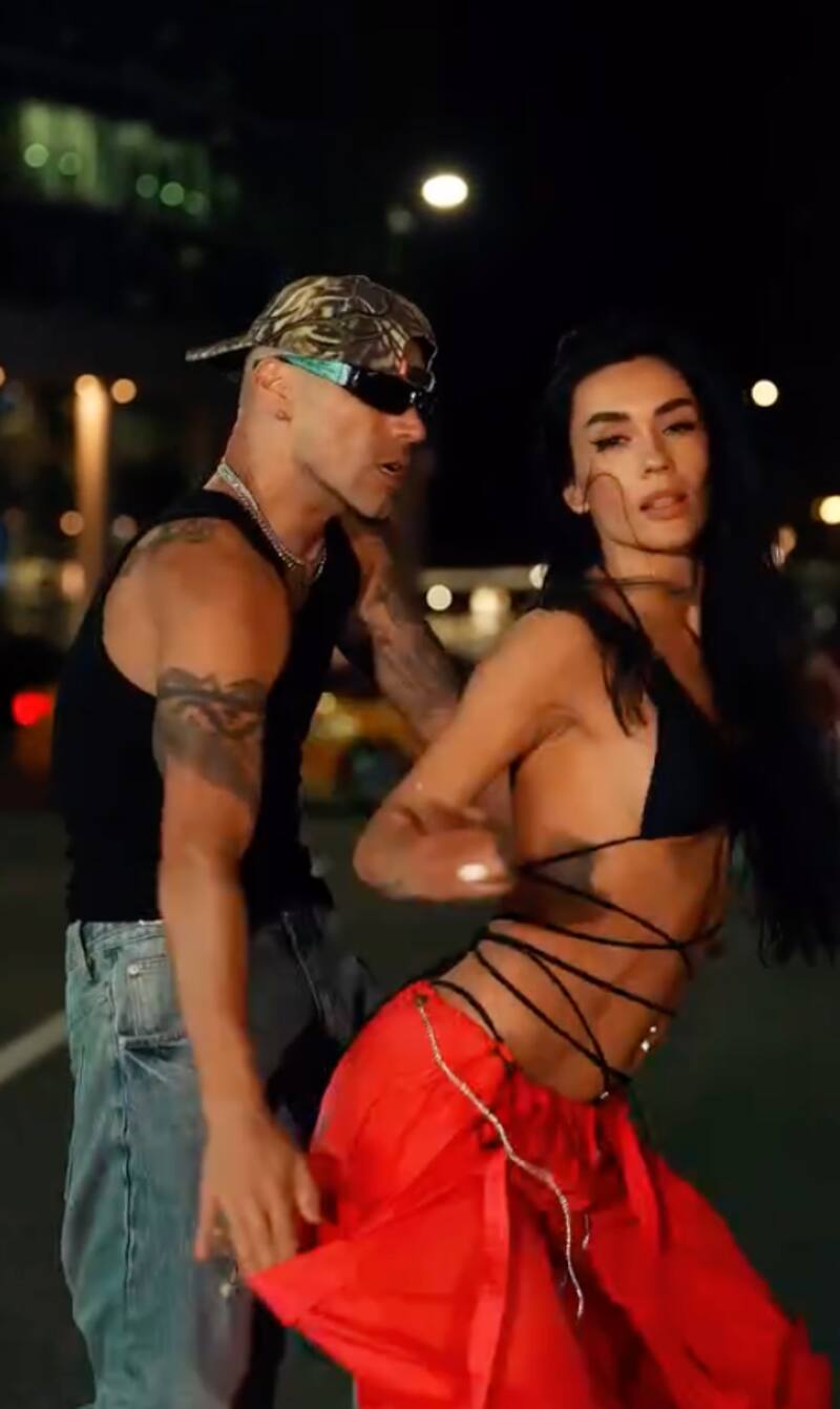 Raúl Peralta y Alesenka Lesenka, su nueva pareja.