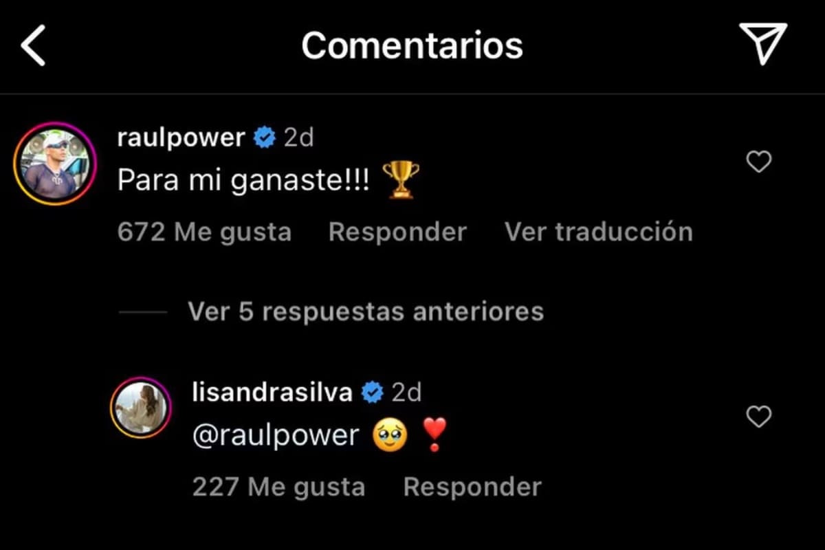La pareja se dedico lindas palabras luego de la primera noche de competencia en "Aquí se baila" / Instagram
