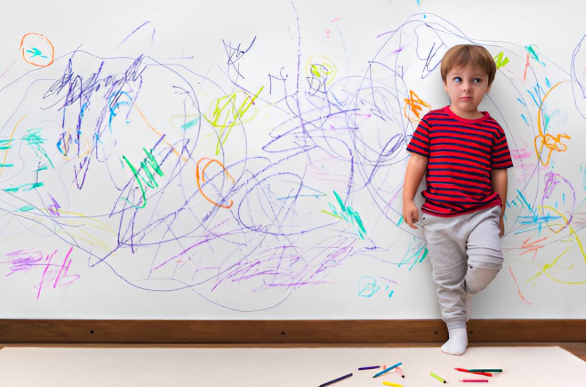 ¿Cómo limpiar los rayones en las paredes que dejaron tus hijos?