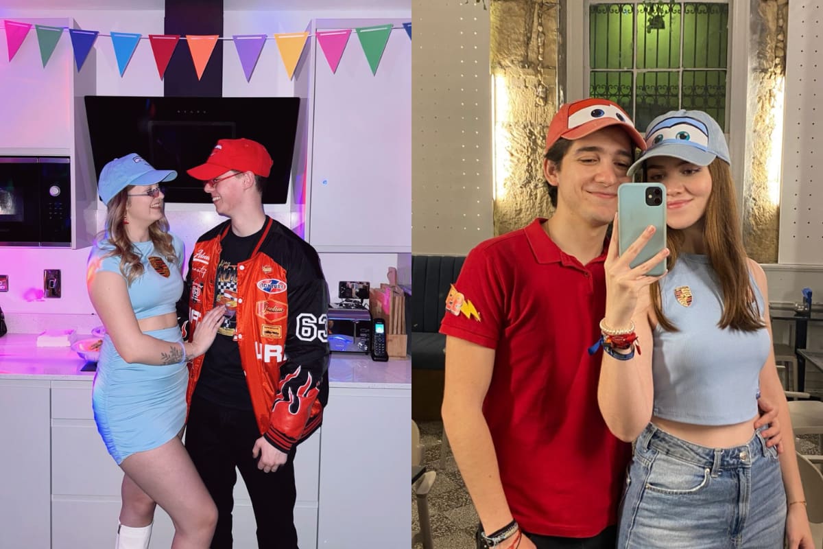 Rayo Mcqueen y Sally.