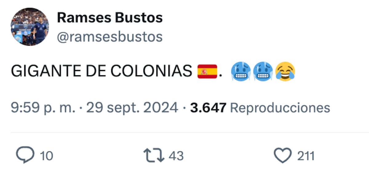 Reacción de Ramsés Bustos tras el triunfo de Unión Española ante la UC.