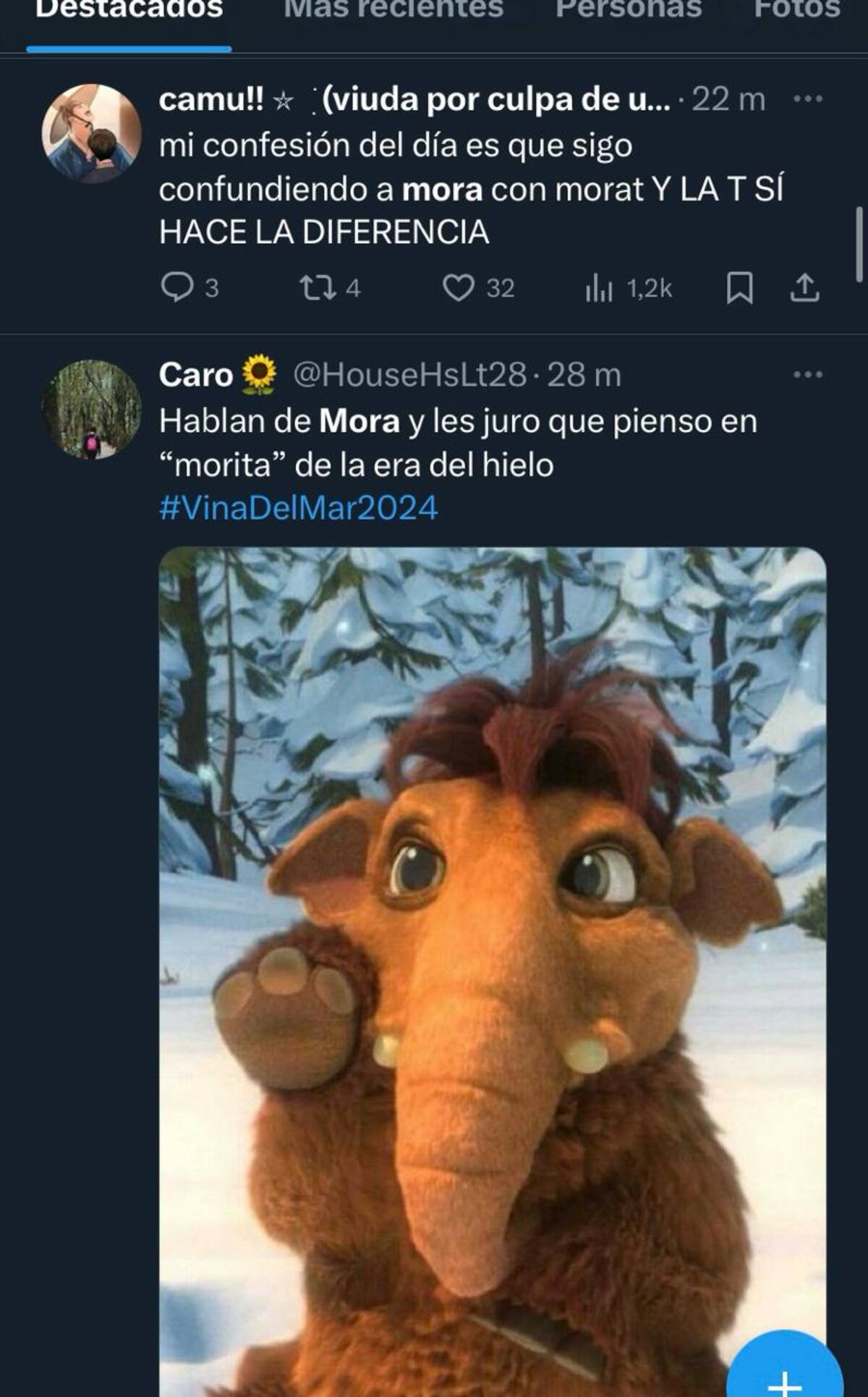 Reacción al show de Mora.