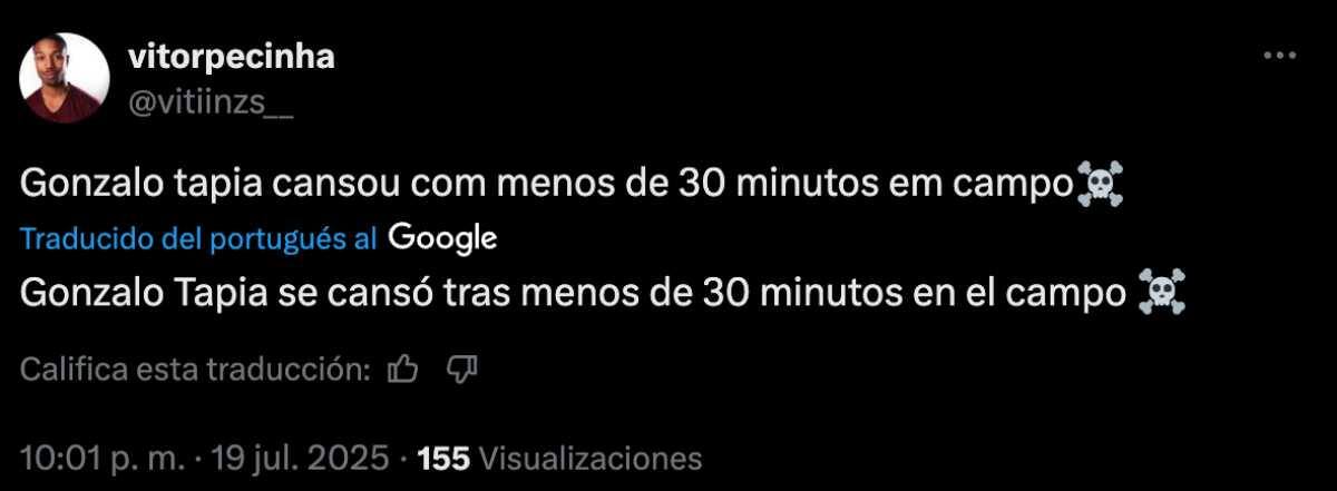 Esto dijo la gente por el debut del chileno.