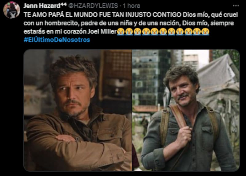Una sentida dedicatoria al personaje.