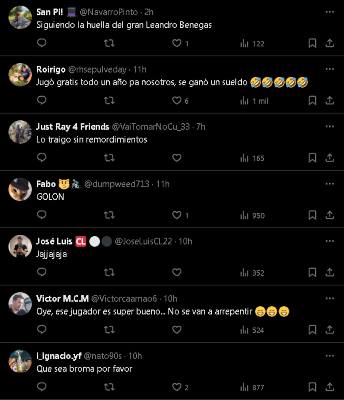 sobre el ofrecimiento del Chorri Palacios a Colo Colo
