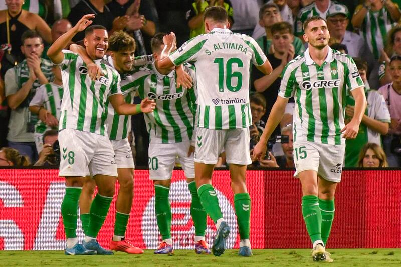 Real Betis celebró como local ante el Leganés.