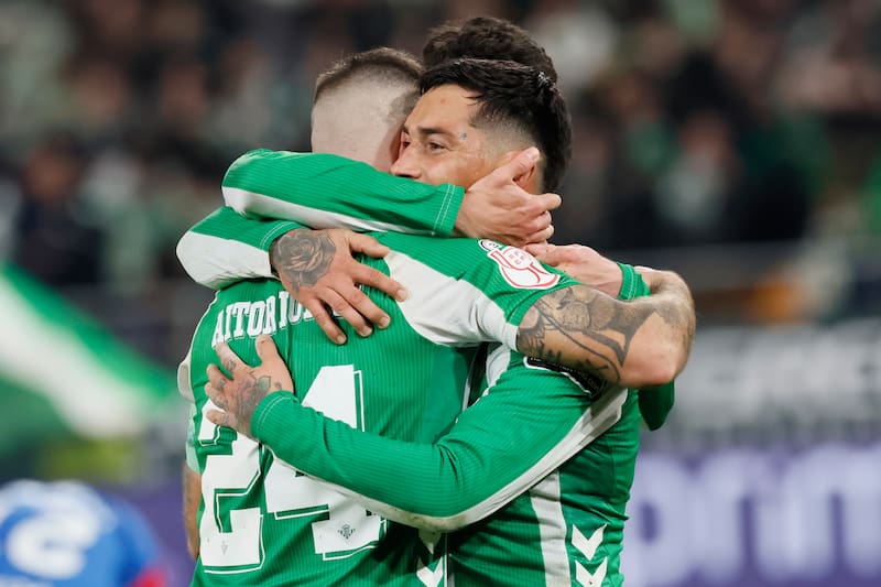 El equipo de Manuel Pellegrini sigue avanzando en la Copa del Rey. Foto: EFE.