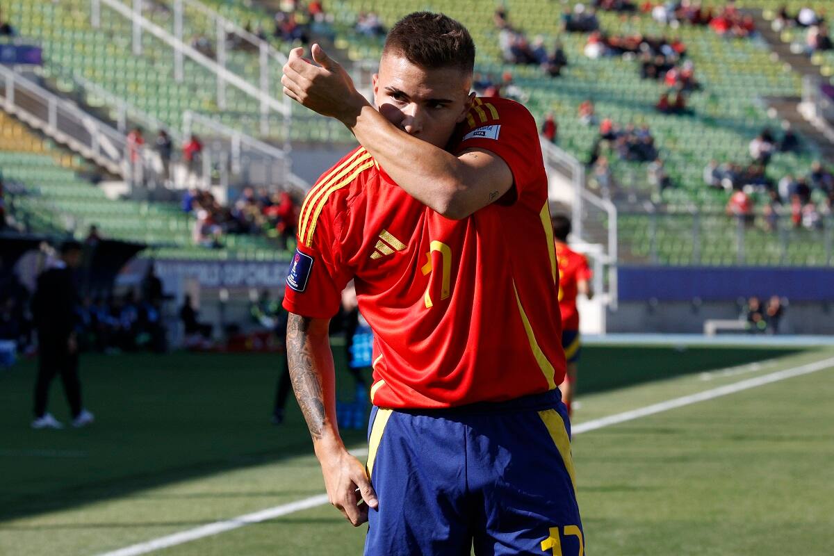 Pablo García, jugador verdiblanco que estuvo en el Mundial Sub 20, podría partir al Oviedo. Foto: Agencia Aton.