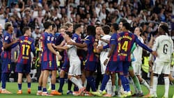 VIDEO | El caliente final del derbi español que finalizó con todo el Real Madrid sobre Lamine Yamal
