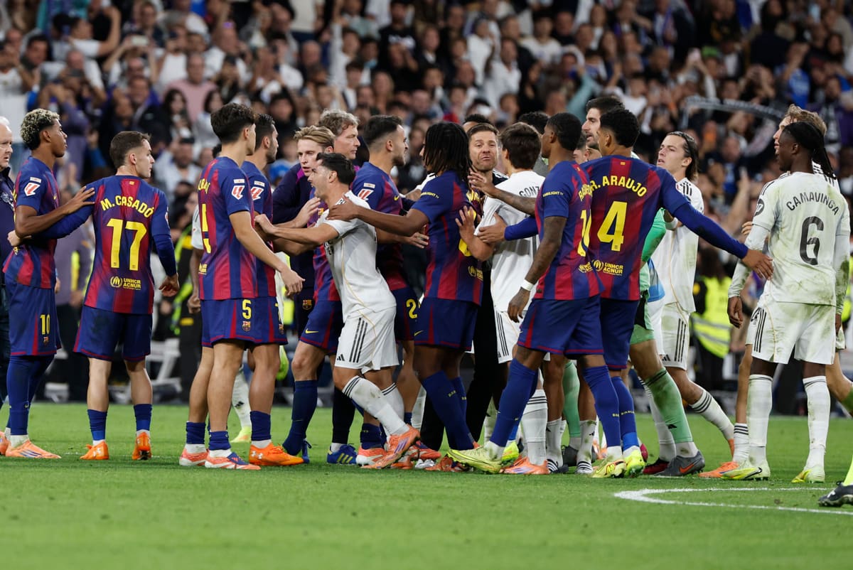 Un Clásico que puede definir el títlo de LaLiga. Foto: Agencia EFE.