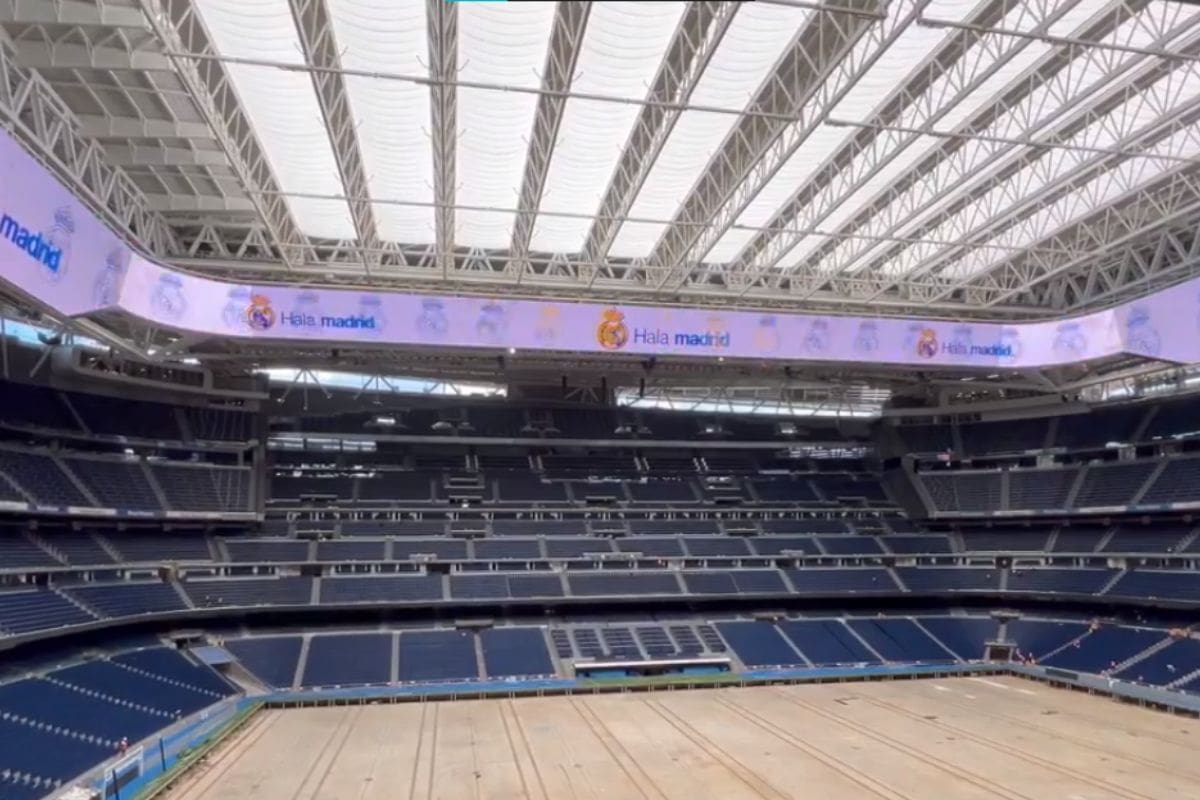 La majestuosa pantalla 360° que tendrá el Santiago Bernabéu.