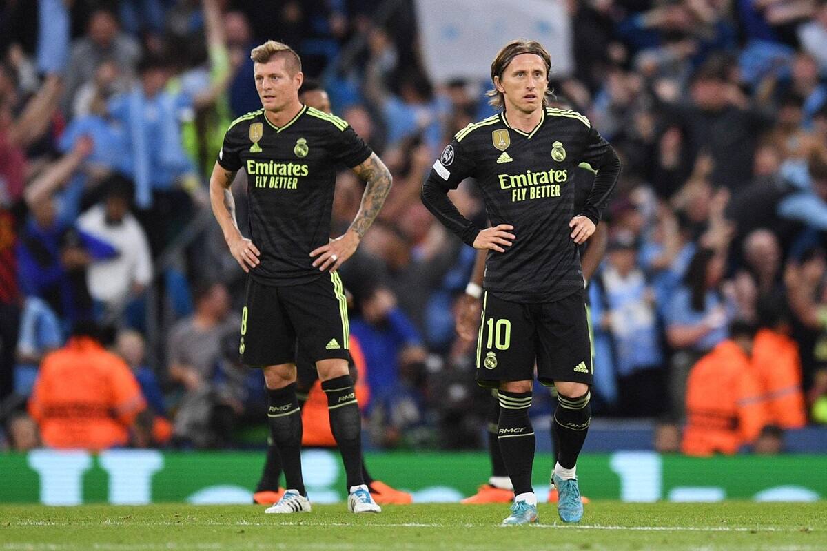 Toni Kroos y Luka Modric.