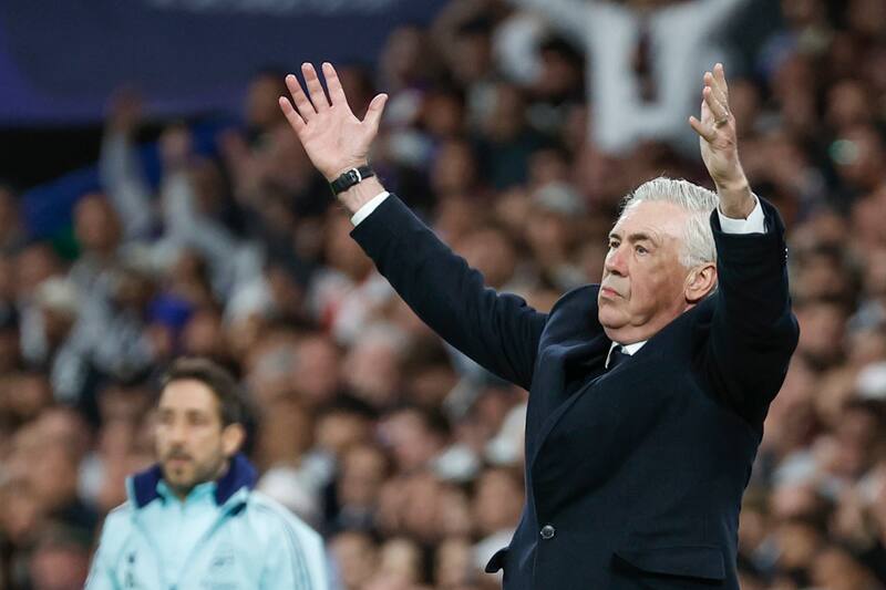 Carlo Ancelotti, técnico de la Casa Blanca. Foto: EFE.