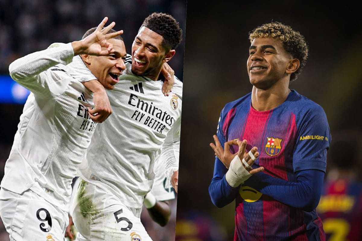 El primer Clásico Español del año se jugará en Yeda, Arabia Saudita. Foto: @Realmadrid y @Barcelona_es en X