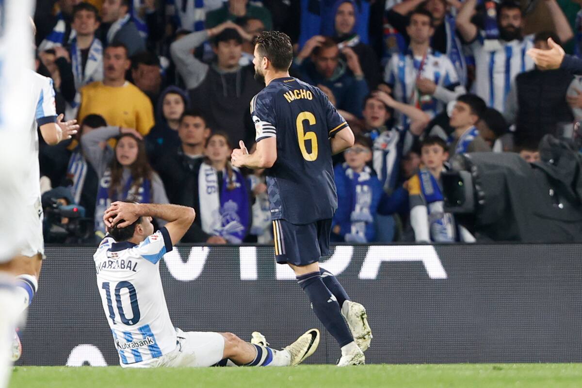 La Real Sociedad perdió un partido clave y el Betis lo asecha en la tabla (Foto: EFE)
