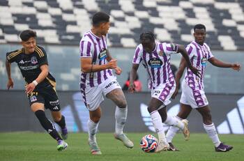 Con 3 juveniles de Colo Colo: así fue el último entrenamiento del Real Valladolid en Chile