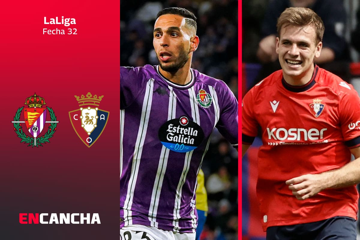 por la fecha 32 de LaLiga. Foto: RRSS Real Valladolid y EFE.