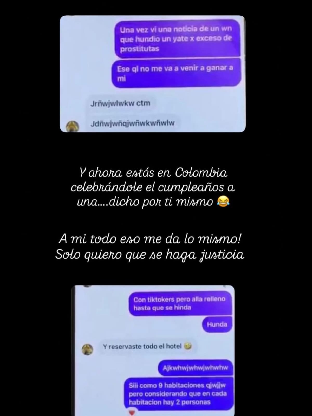 Revela supuestas conversaciones de Nano Calderón. Foto: Instagram Tio Michi.