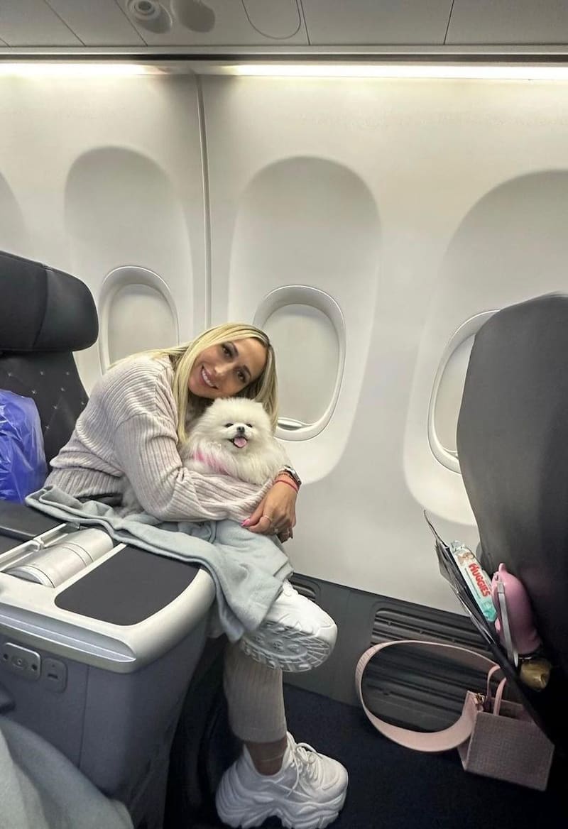 Rebeca Naranjo en el viaje familiar con Nano Calderón y Raquel Argandoña.