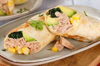 Exquisita receta de wrap de atún: ideal para la hora del té o cena de la tarde