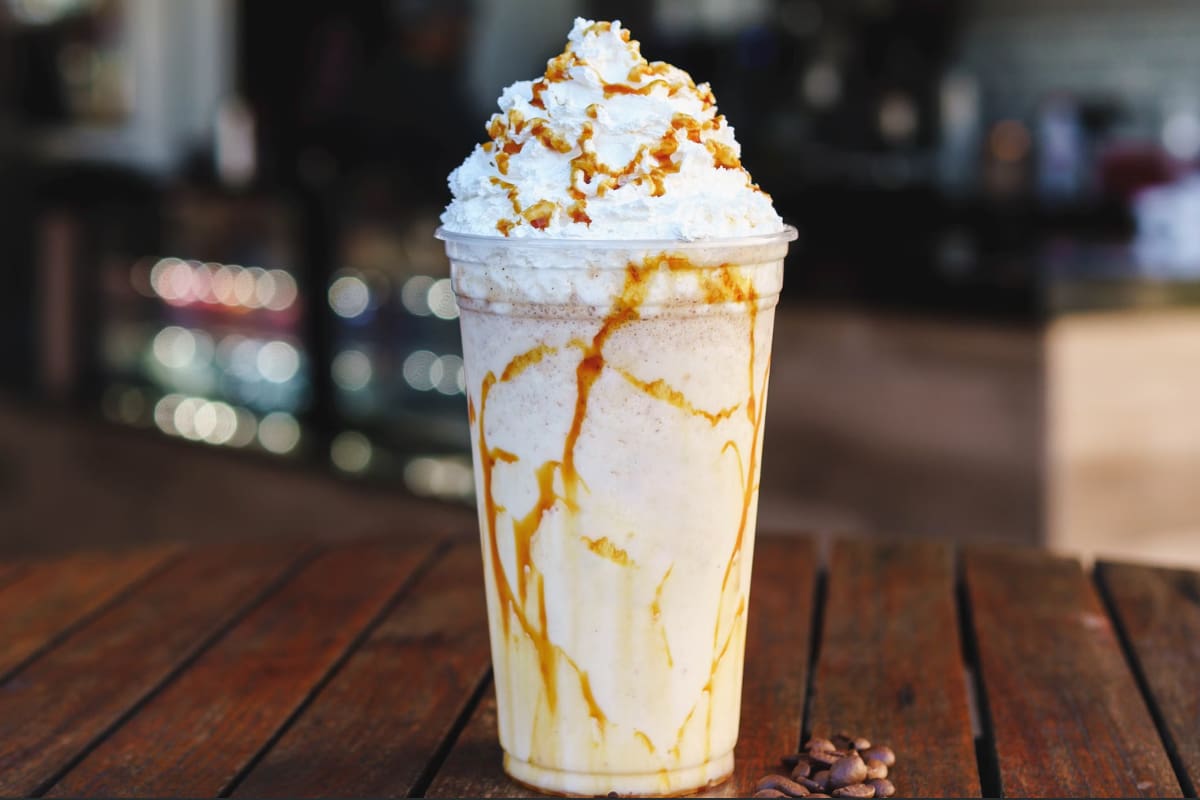 Te demorarás menos de 5 minutos en hacer tu frappuccino.